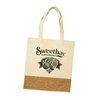 Printed cork cotton tote bags